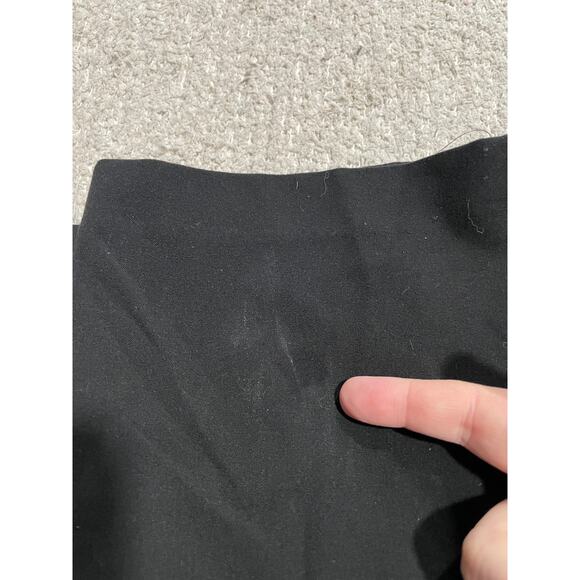 Calvin Klein Sleevelss Sheath Dress Full Zip Knee Length Womens 10 Black Stretch - Picture 10 of 11